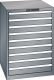 Schubladenschrank 9 Schubladen 717x725x1000 NCS S 4502-B Lista 36x36E 78.648.080