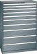 Schubladenschrank 10 Schubladen 1023x572x1450 NCS S 6502-B Lista 54x27E 78.770.050