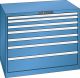Schubladenschrank 7 Schubladen 1023x725x850 RAL 5019 Lista 54x36E 78.804.040