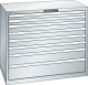 Schubladenschrank 8 Schubladen 1193x725x1000 RAL 7035 Lista 64x36E 78.830.020