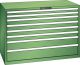 Schubladenschrank 8 Schubladen 1431x725x1000 RAL 6011 Lista 78x36E 78.860.030