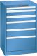 Schubladenschrank 6 Schubl. 564x572x850 RAL 5019 Lista 27x27E 78.954.040
