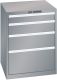 Schubladenschrank 4 Schubl. 717x725x850 NCS S 4502-B Lista 36x36E 79.383.080