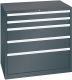 Schubladenschrank 5 Schubl. 1023x725x1000 NCS S 9000-N Lista 54x36E 79.391.060